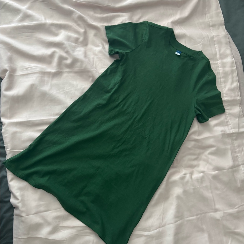 Green T-Shirt Dress